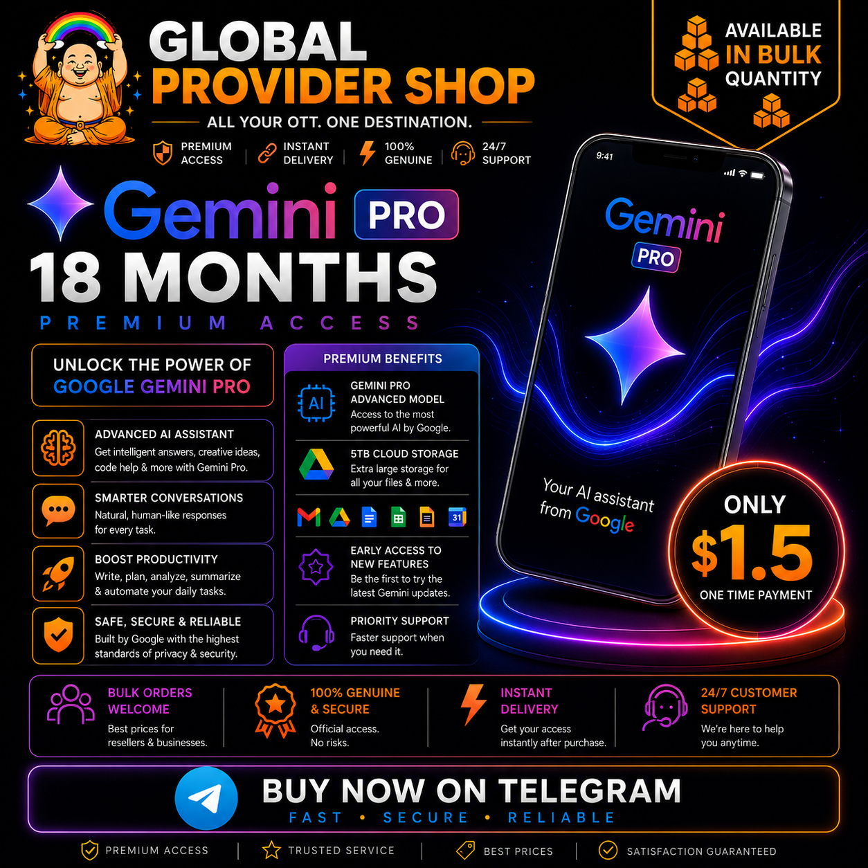 Gemini Pro 18 month 5TB