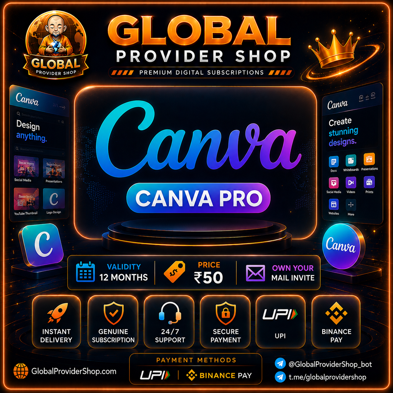 Canva Edu 12 Months